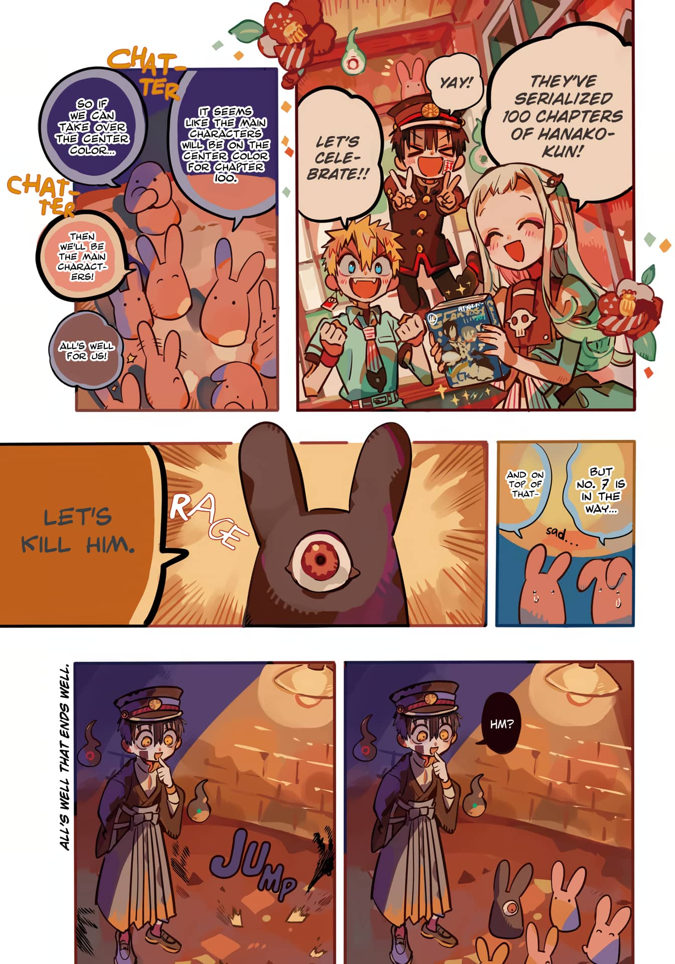 Toilet Bound Hanako Kun, Chapter 100 image 02